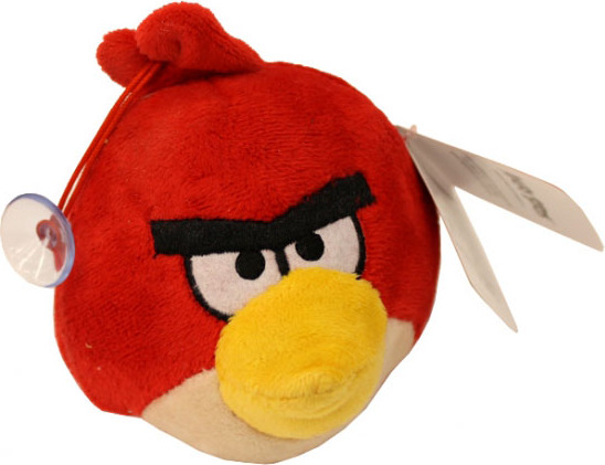 Мягкая игрушка 1TOY КАВ035 Angry Birds с присоской
