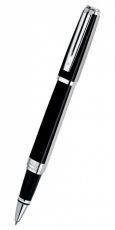 Ручка роллер WATERMAN Exception Night & Day (S0709170) Platinum ST (F) чернила: черный