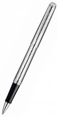 Ручка роллер WATERMAN Hemisphere Deluxe (S0921050) Metal CT (F) чернила: черный нержавеющая сталь блестящий хром