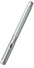 Ручка роллер WATERMAN Perspective (S0831280) Silver CT (F) чернила: черный латунь блестящий хром