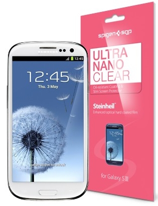 Защитная пленка для мобильного телефона SGP 09268 Steinheil Ultra Nano Clear для Samsung Galaxy SIII